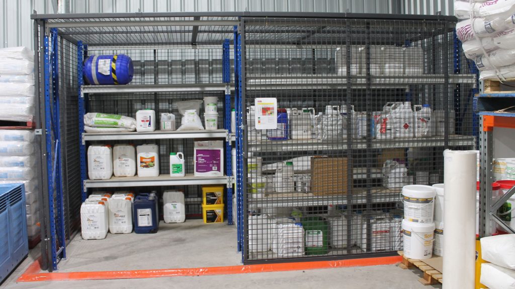 How Do I Safely Store Chemicals in a Rural Store?