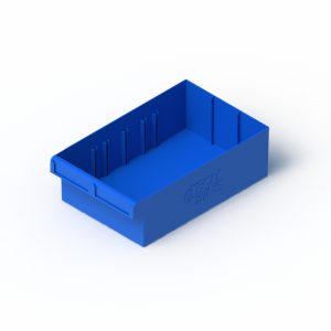 blue spare part tray