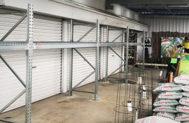 Outdoor Galvanised Racking System in Hardware Store