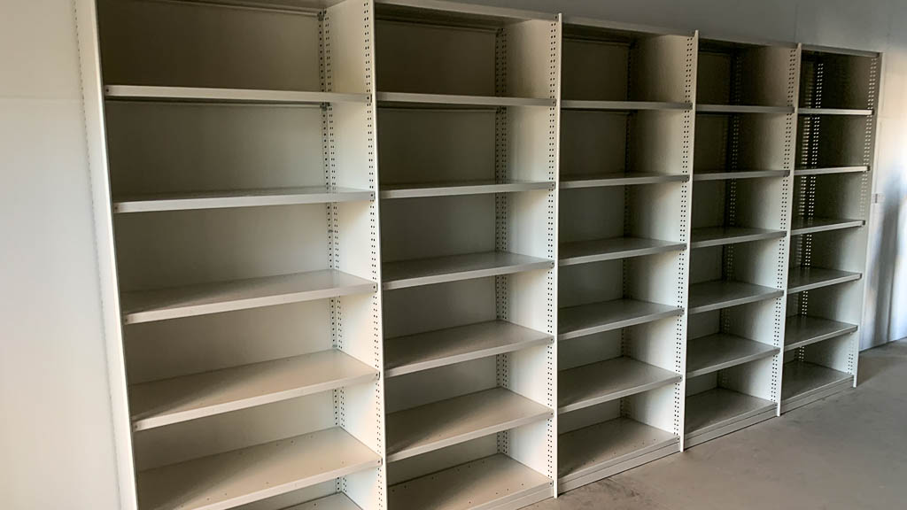 RUT Shelving for Parts Storage