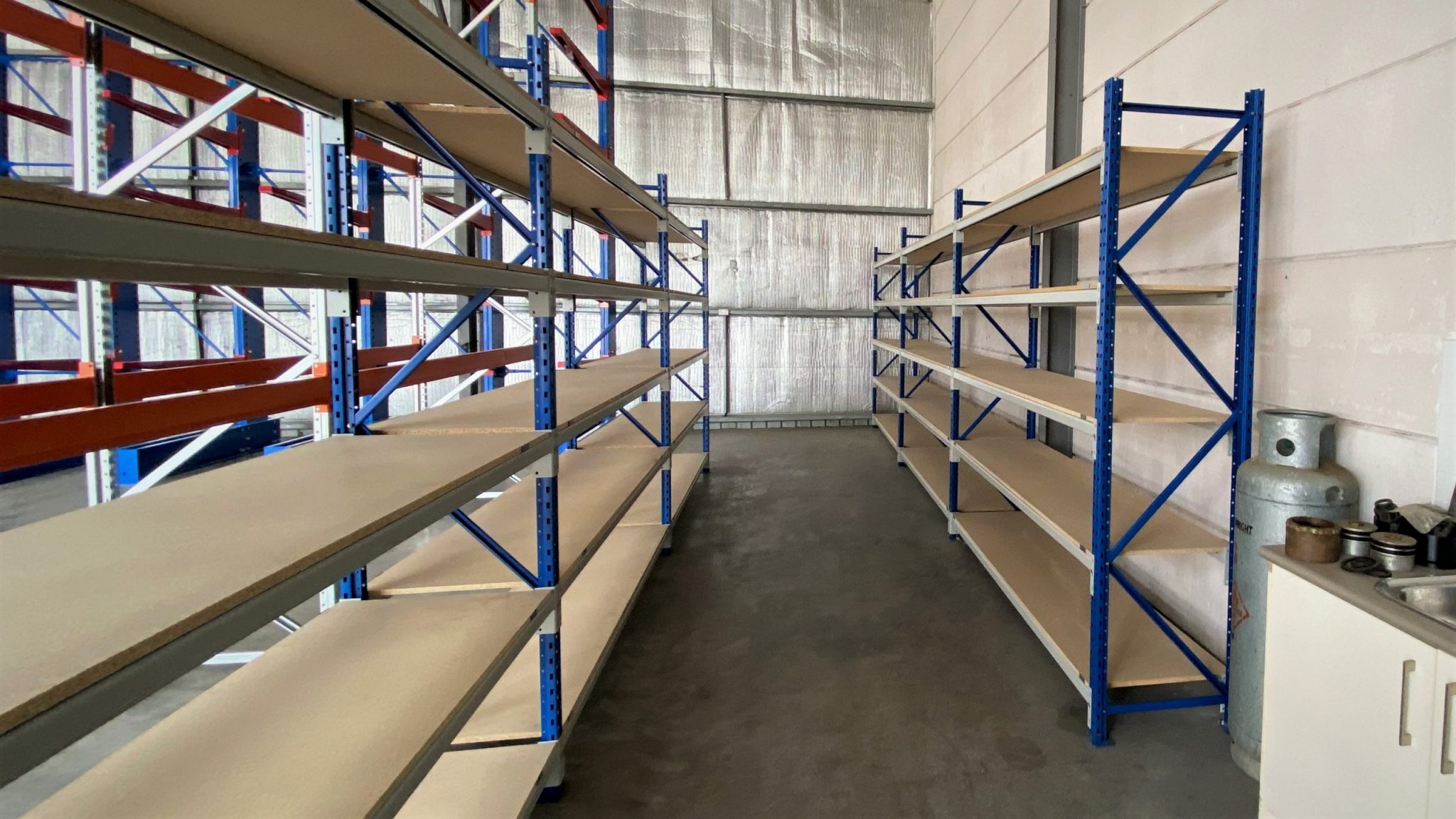 Longspan Shelves for Mining and Machinery Parts - Hunter NSW