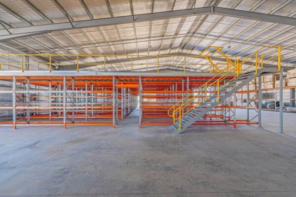 Custom built Rack supported Mezzanine Installed by Storeplan at Precision Seeding Solutions in Inverell, New South Wales