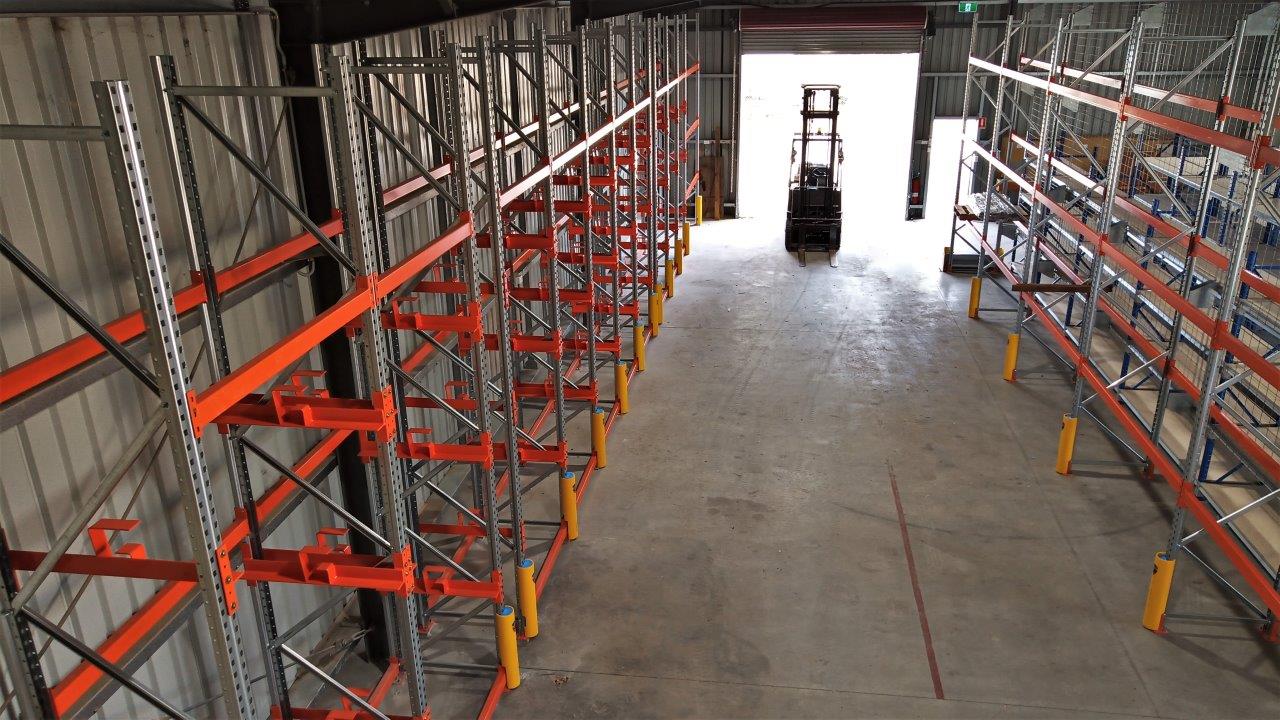 Cable Reel Racking In Warehouse Vic