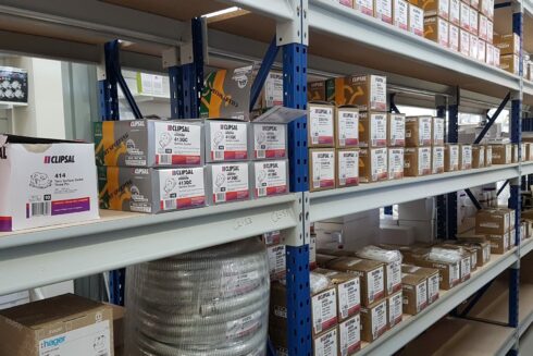 Electrical Wholesaler Storage Shelving