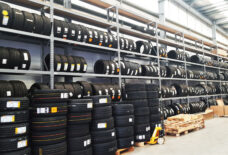 Mercedes Benz Tyre Racking