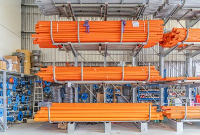 Cantilever Racking Setup