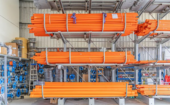 Cantilever Racking Setup