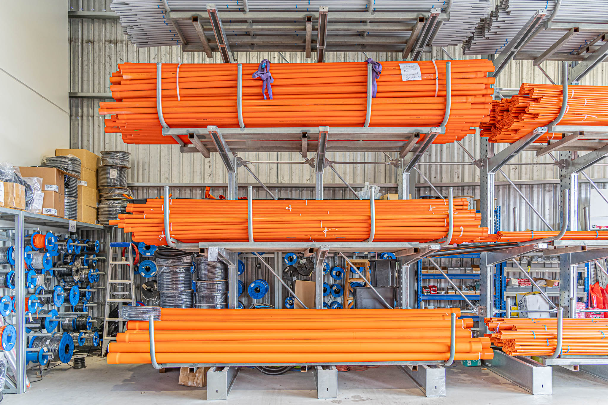Cantilever Racking Setup