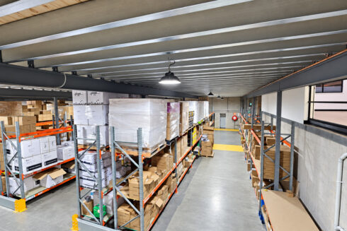 The Lighting Outlet Warehouse Mezzanine Overview