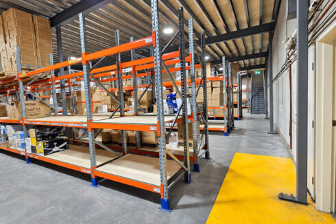 The Lighting Outlet Warehouse Racking Aisle